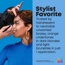 MATRIX Total Results Brass Off Color Depositing Blue Shampoo and Conditioner | Refreshes Hair & Neutralizes Brassy Tones in Lightened Brunettes | For Color Treated Hair MATRIX