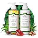 Peppermint Shampoo and Conditioner by Tree to Tub - Sulfate Free for Sensitive Scalp and Hair - pH 5.5 Balanced Duo with Soapberry & Argan Oil Tree to Tub