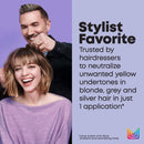 MATRIX Total Results So Silver Color Depositing Purple Shampoo For Neutralizing Yellow Tones | Tones Blonde & Silver Hair | For Color Treated Hair MATRIX