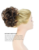 Yamel Messy Bun Scrunchie Chignon Hairpiece Updo Curly Bun Extension Combs in Messy Bun Hair Piece for Women Yamel