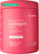 Haroutine Advanced Marine Collagen Powder Plus Liposomal Vitamin C, Hyaluronic Acid & Biotin, Sugar-Free Type I Collagen Supplement for Skin, Hair, Nails, Joint & Gut Health - 30 Servings, Unflavored Infinity Warehouse