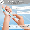 Tammy Taylor Peel N Stick Zebra 100 Grit Professional, Washable Nail Files and Emery Board for a Long Lasting Smooth Manicure/Pedicure Finish (25 pcs) Tammy Taylor Store