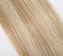 Tape in Hair Extensions 100% Remy Human Hair Double Side Tape Seamless Skin Weft Rooted Natural Hair for Women 20pcs Long Straight Balayage(20 inch 60g,