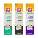 Arm & Hammer Essentials Whiten & Strengthen Fluoride Toothpaste, 100% Natural Baking Soda, Fresh Mint, 4.3 Oz (Pack of 4) Arm & Hammer