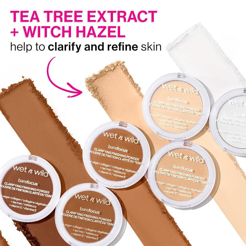 wet n wild Bare Focus Clarifying Finishing Powder | Matte | Pressed Setting Powder Translucent Infinity Warehouse