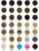 ROSEBUD Messy Bun Hair Pieces Scrunchie Hair Bun Extensions Synthetic Chignon Hairpiece for Women Hair Updos Rose bud