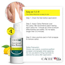 Cacee Callus Remover for Feet 8oz, Gel Formula with Tea Tree Oil & Lemon Scent, Works Great with Foot Scrubber, Foot File, or Pumice Stone, Callous or Corn Remover Cacee