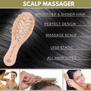KEAPURE Derma Roller for Hair Growth - 50 ml Natural Hair Regrowth Serum + Wooden Hair Scalp Massager and Micro Needling Roller for Hair | Advanced Scalp Stimulator Hair Regrowth for Men and Woman KEAPURE