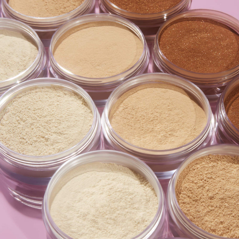 e.l.f, Halo Glow Setting Powder, Silky, Weightless, Blurring, Smooths, Minimizes Pores and Fine Lines, Creates Soft Focus Effect, Light, Semi-Matte Finish, 0.24 Oz e.l.f.