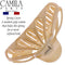 Camila Paris CP3054 French Hair Clips for Women for Thick Volume Hair, Beige, Girls Hair Claw Clips Jaw Fashion Durable and Styling Hair Accessories for Women, Strong Hold No Slip Grip, Made in France Camila