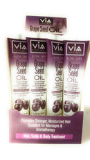 Via Natural Ultra Care Grape Seed Oil Concentrated Natural Oil 1.5 oz (PACK OF 3) Via Natural