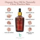 Organic Face Oil - Balance & Restore Facial Oil, Best for Oily, Acne Prone or Problematic Skin, Hydrating Oil for Face Helps Skin Look Balanced, Plump and Youthful Beauty by Earth Store
