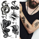 Supperb® Mix Tribal Temporary Tattoos Tribal Snake II (Set of 2) Supperb
