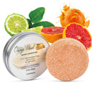 NATURALIST Solid Shampoo Bar, 100% Organic, Plant Based, SLS Free, Vegan, All Hair Types & Body Care | pH Balanced, Plastic Free | Eco Friendly, Safe For Travel (Orange Mood) Naturalist