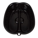 Mantello Foot Soaking Bath Basin - EXTRA LARGE Foot Soaking Tub - Pedicure Foot Soak - Home Foot Spa (Gloss Black) Mantello