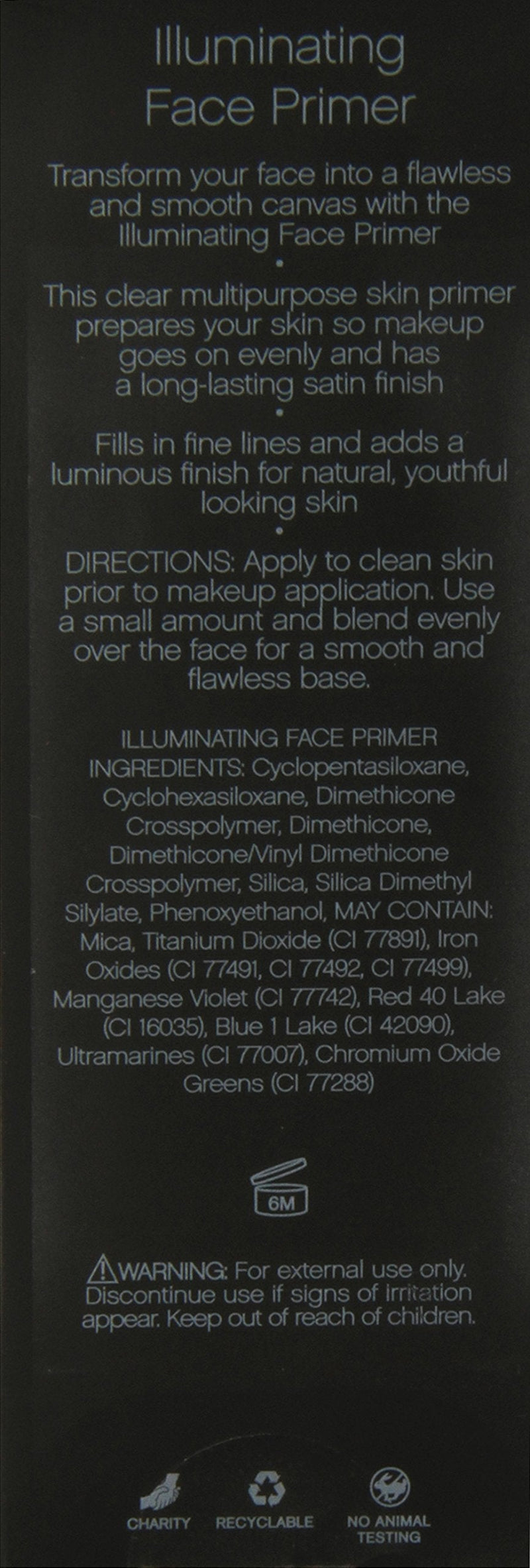 e.l.f. Cosmetics Illuminating Face Primer, Use as a Base for Your Makeup, Leaves Skin Glowing, 0.47 fl. oz. e.l.f.