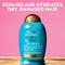 OGX Extra Strength Hydrate & Repair + Argan Oil of Morocco Shampoo for Dry, Damaged Hair, Cold-Pressed Argan Oil to Moisturize & Smooth, Paraben-Free, Sulfate-Free Surfactants, 13 fl oz OGX