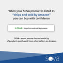 Sova 1.6mm Mouth Guard for Clenching and Grinding Teeth at Night, Custom-Fit Sleep Night Guard with Case Sova