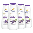 Dove Body Wash with Pump Relaxing Lavender Oil & Chamomile 3 Count for Renewed, Healthy-Looking Skin Gentle Skin Cleanser with 24hr Renewing MicroMoisture 30.6 oz Infinity Warehouse