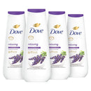 Dove Body Wash with Pump Relaxing Lavender Oil & Chamomile 3 Count for Renewed, Healthy-Looking Skin Gentle Skin Cleanser with 24hr Renewing MicroMoisture 30.6 oz Infinity Warehouse