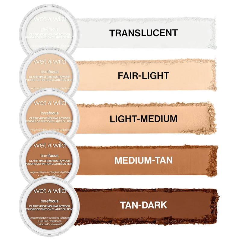 wet n wild Bare Focus Clarifying Finishing Powder | Matte | Pressed Setting Powder Translucent Infinity Warehouse