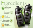 Biotin Shampoo and Conditioner Set for Men & Women | 16 fl oz Each | with Rosemary & Mint | Sulfate Free Hydrating & Strengthening Hair Care for Thinning, Color-Treated & Dry Hair Infinity Warehouse
