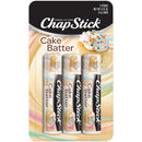 ChapStick Cake Batter Limited Edition Flavored Lip Balm Tubes, Lip Moisturizer for Lip Care - 0.15 Oz (Pack of 3) ChapStick