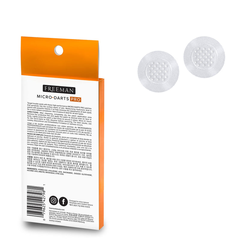 Freeman Beauty MicroDarts PRO Korean Skincare Variety Set Undereye Patches Dark Spot Remover and Face Wrinkle Patches, 3 Count FREEMAN