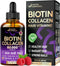 Liquid Biotin & Collagen - Vitamins for Hair Growth Support for Women & Men - Extra Strength 60000 mcg Drops - B7 Supplement - Strong Nails & Healthy Skin - 98% Faster Absorption Than Pills Infinity Warehouse