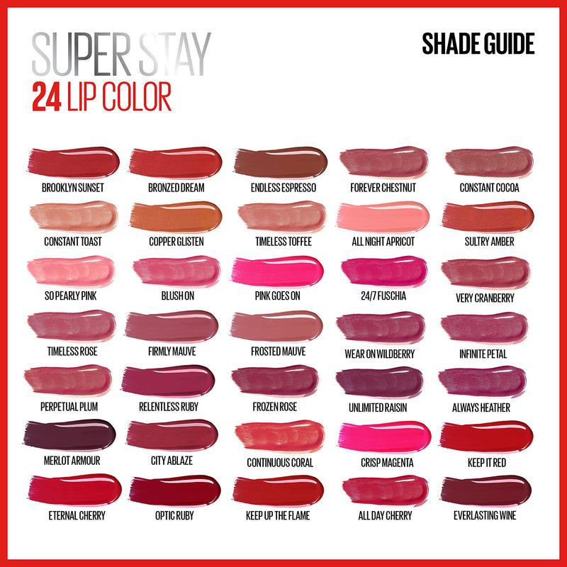 Maybelline SuperStay 24, 2-Step Liquid Lipstick, Absolute Taupe Maybelline New York