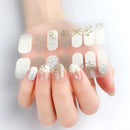 Nanosase Nail Stickers Art, Stylish Nail Polish Strips with Extra Replacement Nail Decals. Set of 2 (K05 Winter Bath) nanosase