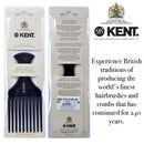 Kent SPC86 Salon-Style Hair Pick and Barber Comb - Pick Comb for Curly Hair and Afro Parting Comb - Hair Care Comb for Thick Hair - Kent Quality Barber Supplies and Hair Comb KENT