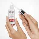 Olay Collagen Peptides Wrinkle Correction Serum with Vitamin B3, 1.3 Oz + Whip Face Moisturizer Travel/Trial Size Gift Set Olay