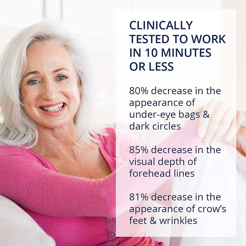 Plexaderm Rapid Reduction Serum - New Single Use Pods - Age-Defying Eye Treatment - Reduce the Look of Under-Eye Bags & Wrinkles, Diminish the Appearance of Dark Circles, Fine Lines & Crow’s Feet Plexaderm