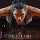 NIKKILASH BADASS SENSITIVE Eyelash Extension Glue with Latex-Free Low-Fume Low-Odor Less-Irritation | Formulated to Minimize Allergy Reactions For Sensitive Eyes Clients | Extra Strong Retention - 5ML NIKKILASH