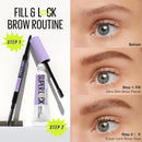 Maybelline Super Lock Brow Glue Eyebrow Gel, Lightweight and Waterproof Tinted Brow Gel For Up To 24HR Hold, Taupe, 1 Count Infinity Warehouse