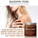 Majestic Pure Himalayan Scrub, Orange Scrub, Brown Sugar Scrub, Coffee Scrub, and Tea Tree Scrub Bundle – Foot and Body Scrub Package MAJESTIC PURE