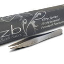Zizzili Basics Elite Series Pointed Tweezers - Sharp Precision Tips + Surgical Grade Stainless Steel Tweezer for Professional Eyebrow and Facial Hair Removal Zizzili Basics