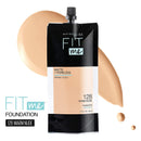 Maybelline Fit Me Matte + Poreless Liquid Foundation, Face Makeup, Mess-Free No Waste Pouch Format, Normal To Oily Skin Types, 128 Warm Nude, 1.3 Fl Oz Maybelline New York