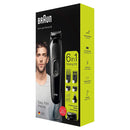 Braun Hair Clippers for Men MGK3220, 6-in-1 Beard Trimmer, Ear and Nose Trimmer, Mens Grooming Kit, Cordless & Rechargeable Braun