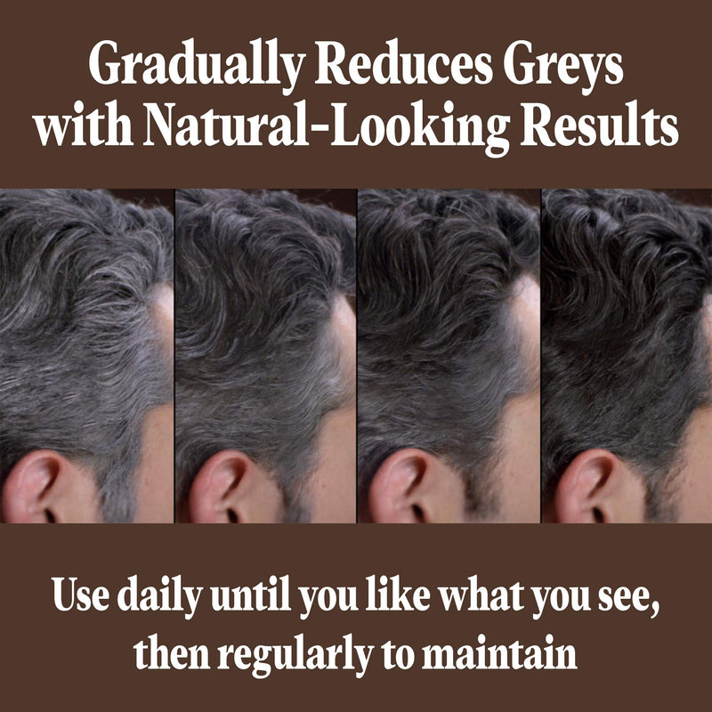 Just for Men Control GX Grey Reducing Shampoo for Lighter Shades of Hair, Blonde to Medium Brown, Gradual Hair Color, 4 Fl Oz - Pack of 3 (Packaging May Vary) Just for Men