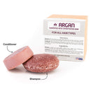 Argan Oil Shampoo and Conditioner Bar Set, Vegan Solid Bars for All Hair Types Made in USA Clever Yoga Store
