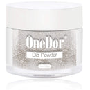OneDor Nail Dip Dipping Powder – Acrylic Color Pigment Powders Pro Collection System, 1 Oz. (17 - Gold Glitter) Onedor