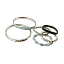 Goody Boutique Hair Tie Bracelets, Skinny/Silver GOODY