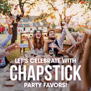 Chapstick Party Favor Lip Balm Gift Pack Toast to Love 10 Sticks 0.15 oz Each ChapStick