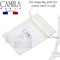 Camila Paris CP2911 French Side Combs Large 2 Pack Curved, Clear Flexible Durable Cellulose Hair Combs, Strong Hold Grip Hair Clips for Women, No Slip Styling Girls Hair Accessories, Made in France Camila Store