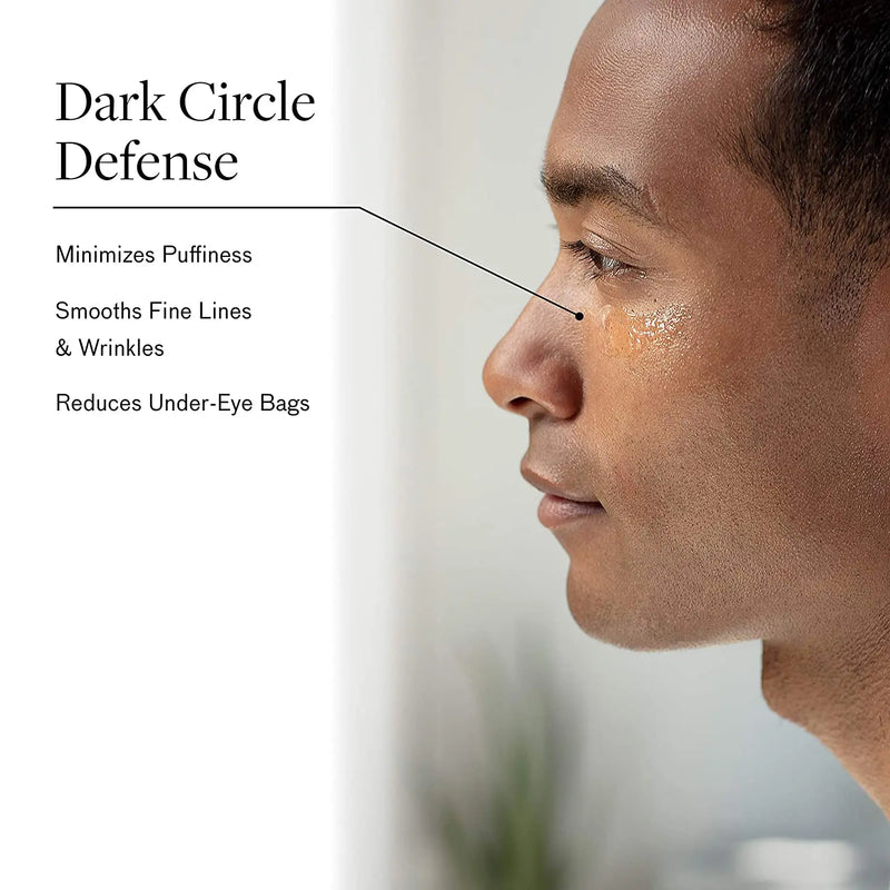 Men’s Dark Circle Defense (1 oz.): Anti-Aging Korean Formulated Eye Cream Treatment - Reduce Fine Lines, Wrinkles, Eye Bags, Dark Circles - Experience a Rejuvenated Complexion - Achieve Your Best Look Lumin