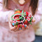 Scenties Strawberry Scented Hair Bands, 5 Pack | Pretty Ponytail Holders for Thick Hair, Thin Hair & Curly Hair | Baby Girl Hair Ties No Damage Elastic Kids Hair Accessories Scenties