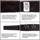 GEX Beauty Flexible Velvet Wig Grip Scarf Head Hair Band Wig Band Adjustable Fastern (Dark Brown) gexworldwide