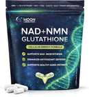 NMN + L-Glutathione Supplement – NAD+ Support, Mitochondrial Energy & Antioxidant Defense with CoQ10, NAC, PQQ & Alpha Lipoic Acid – 120 Capsules. Refill Pack Infinity Warehouse